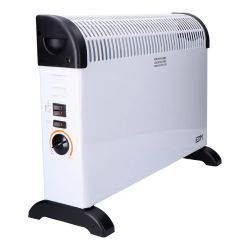 Convector de Aire EDM con Función Turbo | 2000W Blanco