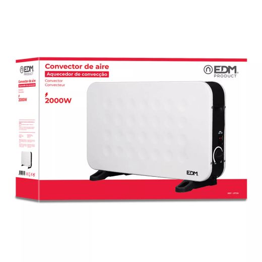 Convector de Aire EDM Modelo Standard | 2000W 3 Niveles
