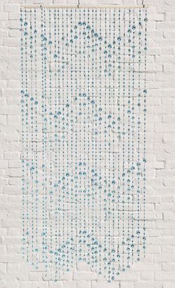 Blauer Plastiktürvorhang 90x180 cm. Profer Green