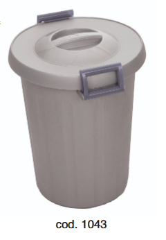 Cubo de basura con tapa hermetica