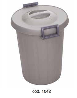 Cubo de basura con tapa hermetica