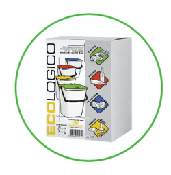 Cubo de reciclaje Ecologic cubik 15 litros