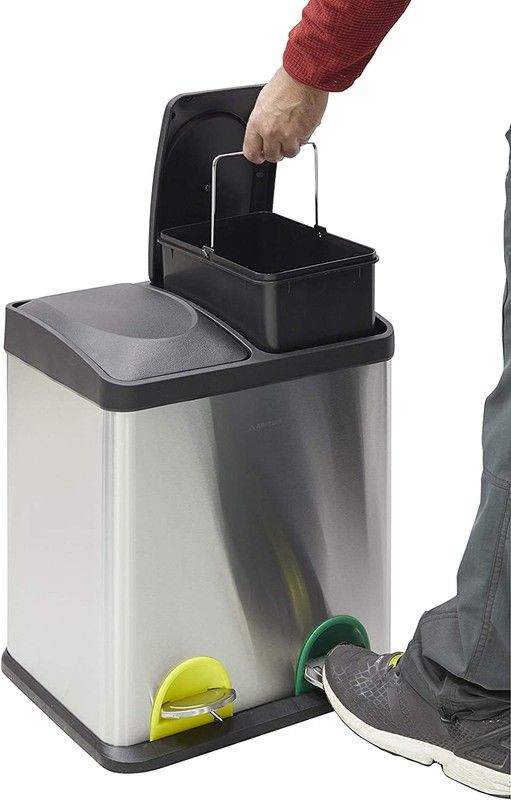 Pedal 2 Contaned Step Bin 30 L