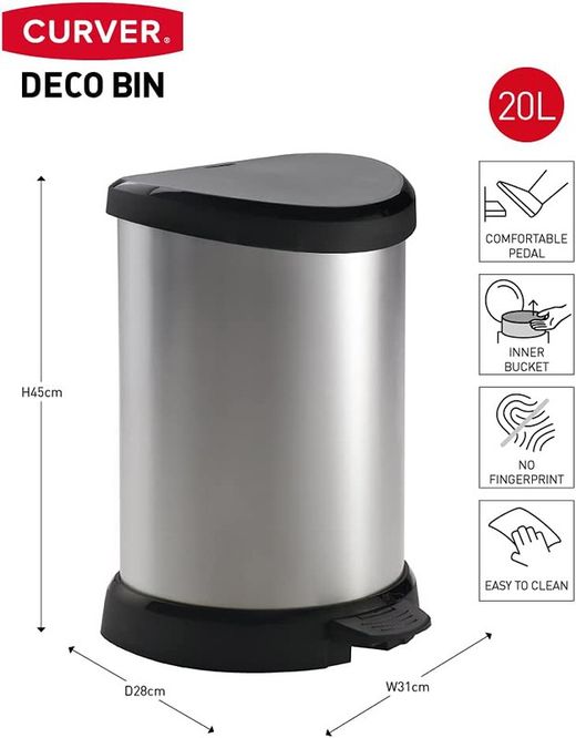 Decobin 20 L Pedal Bin