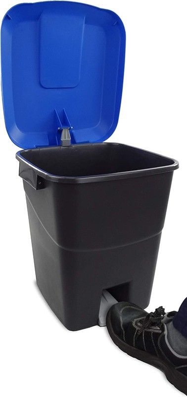 Blauwe ecologische pedaalemmer 50 L