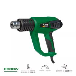 Decapador eléctrico de 2000 W y 600 °C de Koma Tools