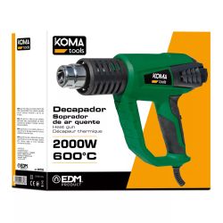 Decapador eléctrico de 2000 W y 600 °C de Koma Tools