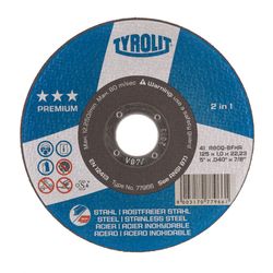 Disco C H Metal/Inox 115X1MM