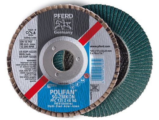 Disco Laminas Polifan 60Sg 125 MM
