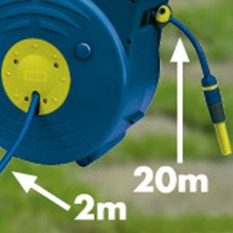 Enrollador de pared manguera de 20mt Tatay — Ferretería online Bricowork