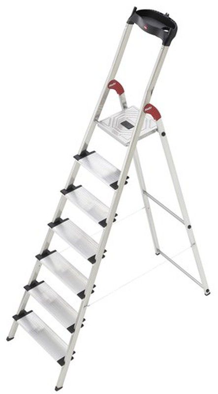 Doméstico escada c / bandeja e ampla passo Hailo