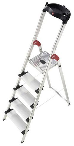 Doméstico escada c / bandeja e ampla passo Hailo