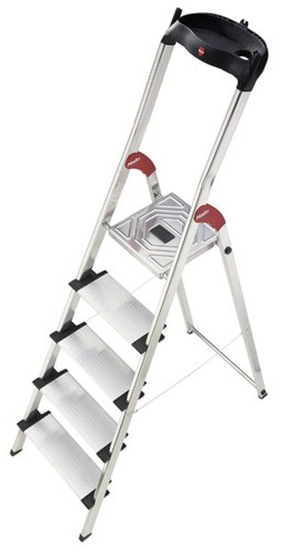 Doméstico escada c / bandeja e ampla passo Hailo