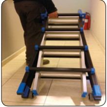 Teleskopleiter Aluminium 4X4 P