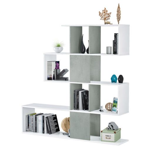 Estantería ELFOS PLUS blanco artik/cemento