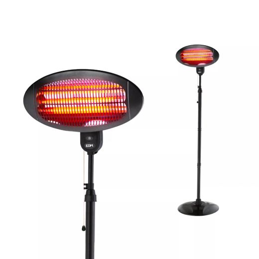 Estufa de cuarzo de exterior 2000W pared y pie