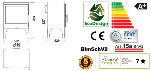Holzofen Ökodesign TOPAZE für Bäcker