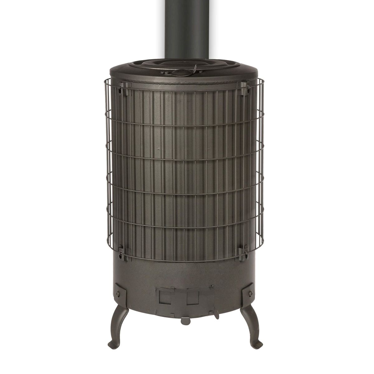 Estufa de leña redonda L4 de theca