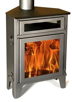 Estufa de leña rincón R5 Horno de J. Panadero