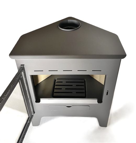 Estufa de leña rincón R6  de J. Panadero