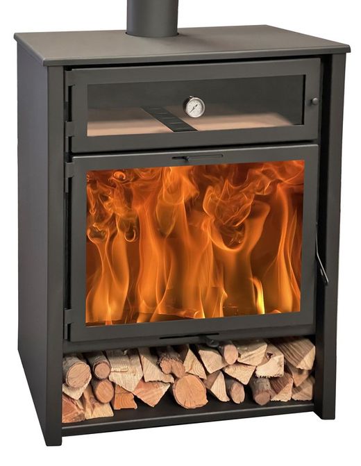 ZEUX Holzofen mit Backofen von Juan Panadero