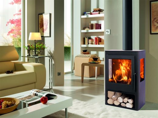 Poêle à Bois Ecodesign Corail 3V 436X712X44