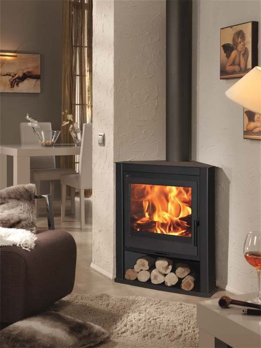 Ecodesign de fogão a lenha Gaia 675X826X44