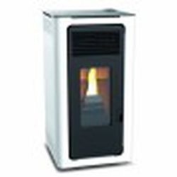 Estufa pellet blanca AUDAX 10 KW de LASIAN