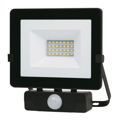 Foco Led Negro Ip65 C/Sensor 20 W