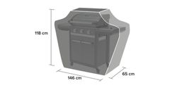 Grillabdeckung Premium L 146X65X118