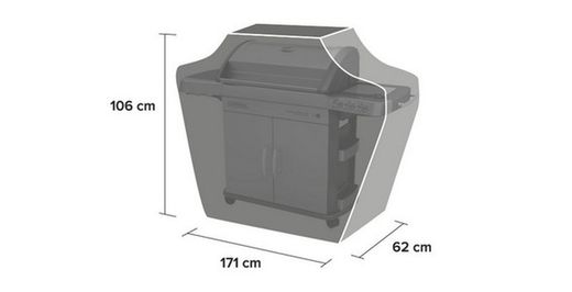 Cobertura para churrasco Premium Xxl 171X62X106
