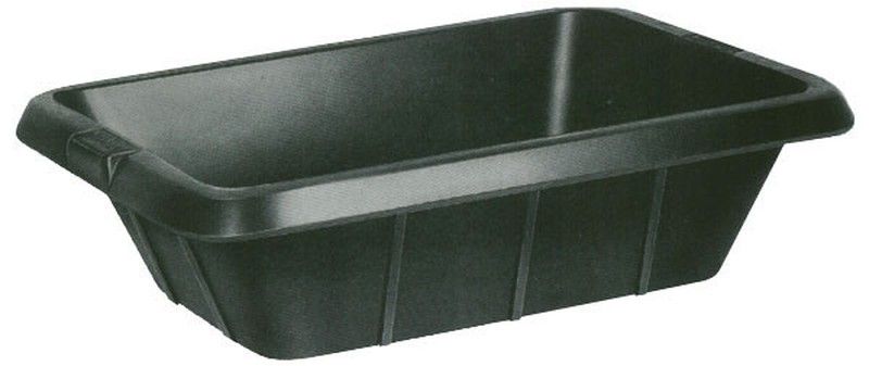 Cassa Plastico Per Edile Wolfpack 64x49x17 Cm - Capacità 120 Litri - Per Attrezzi E Lavori