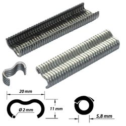 Grapa Omega-20 200 Uds 20 MM