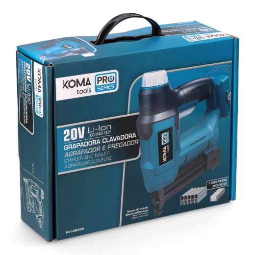 Grapadora Clavadora de 20 V Koma Tools