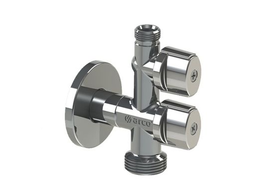 Combi Mac Tap 2 Aansluitingen 1/2-3/8-34