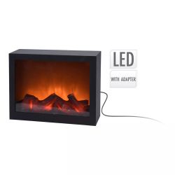 Iluminacion decorativa con forma de chimenea de led