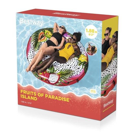 Isla hinchable frutos del paraiso de Bestway 43720  188 cms