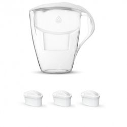Jarra filtración blanca 3L + 3 filtros DAFI