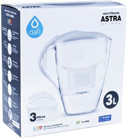 Jarra filtración blanca 3L + 3 filtros DAFI