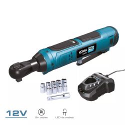 Kit de carraca eléctrica de 12 V con accesorios de Koma Tools 12V-CA-K)