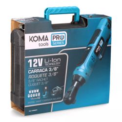 Kit de carraca eléctrica de 12 V con accesorios de Koma Tools 12V-CA-K)