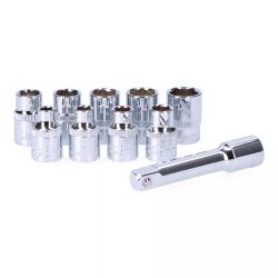 Kit de carraca eléctrica de 12 V con accesorios de Koma Tools 12V-CA-K)