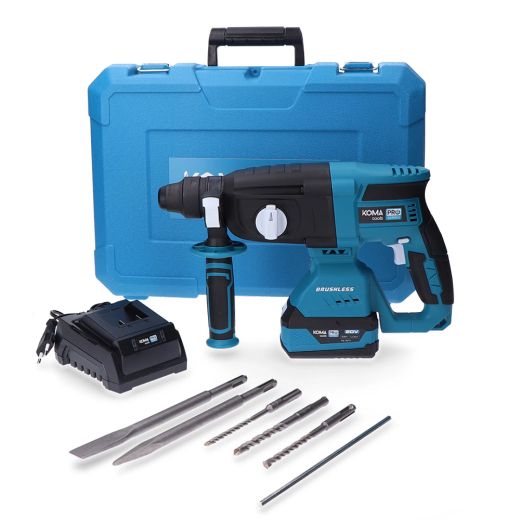 kit de martillo percutor a batería Brushless de 20 V de Koma Tools
