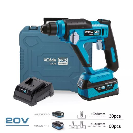 kit de martillo percutor compacto de 20 V de Koma Tools 20V-MPC-K
