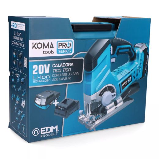 Kit de sierra de calar inalámbrica de 20 V de Koma Tools 20V-SC-K