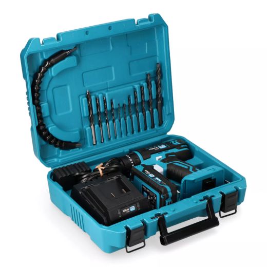 Kit de taladro percutor atornillador de 20 V de Koma Tools