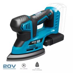 Lijadora de batería tipo mouse de 20 V de Koma Tools