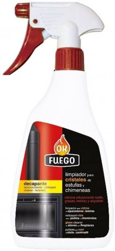 Nettoyant pour vitres pour décaper les poêles 500ml. FLEUR