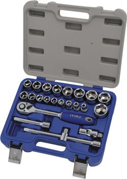 Llave Vaso Jgo 23 Pz+Carraca 1/2''