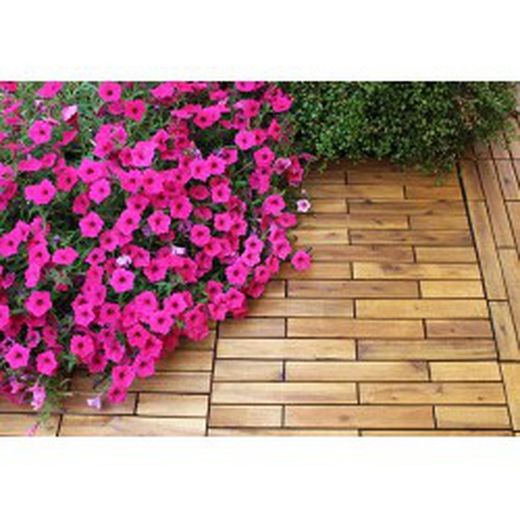 Tuile en bois d'acacia 30x60x2,5 Pontarolo